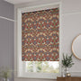 ColorizedZoom Electric William Morris Strawberry Thief Harissa Red Roller Blind 4060