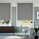 Colorized Electric Static Blackout Pebble Roller Blind 4063