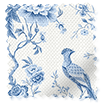 ColorizedSwatch Bird Toile French Blue Roller Blind sample image 4073