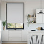 Colorized Electric Titan Blackout Simply Grey Roller Blind 4136