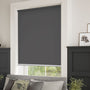 ColorizedZoom Electric Titan Blackout Wrought Iron Roller Blind 4139