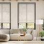 Colorized Asphodel Natural Roller Blind 4140