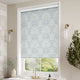 ColorizedZoom William Morris Blackthorn Blue Grey Roller Blind 4149