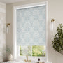 ColorizedZoom William Morris Blackthorn Blue Grey Roller Blind 4149