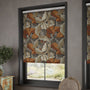 ColorizedZoom Electric William Morris Acanthus Velvet Chestnut Roller Blind 4153