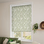 ColorizedZoom Electric Choices Scandi Ferns Vintage Linen Sage Roller Blind 4160