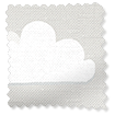 ColorizedSwatch Electric Fluffy Clouds Blackout Grey Roller Blind sample image 4166