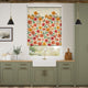 Colorized Choices Dahlia and Chrysanthemum Yellow Roller Blind 4170