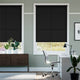 Colorized Electric Avalon True Black Roller Blind 4253