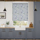 Colorized Rue Watercolour Blue Roller Blind 4418