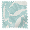 ColorizedSwatch Splash Blackout Sea Kelp Soft Teal Roller Blind sample image 4423