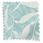 ColorizedSwatch Splash Blackout Sea Kelp Soft Teal Roller Blind sample image 4423