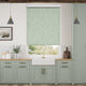 Colorized Dockleaf Soft Mist Roller Blind 4425