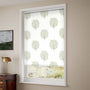 ColorizedZoom Twist2Go Bay Tree & Bird Fennel Roller Blind 4508