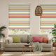 Colorized Twist2Go Calcutta Stripe Candyfloss Roller Blind 4731