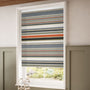ColorizedZoom Twist2Go Calcutta Stripe Olive Roller Blind 4732