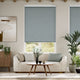 Colorized Electric Canali Blackout Teal Roller Blind 4787