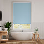 Colorized Twist2Go Sevilla Blackout Mayan Blue Roller Blind 4879