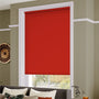 ColorizedZoom Electric Sevilla Blackout Vivid Red Roller Blind 4935