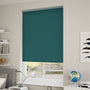 ColorizedZoom Electric Sevilla Blackout Kingfisher Roller Blind 4925