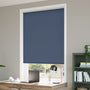 ColorizedZoom Electric Verona Blackout Navy Roller Blind 8979
