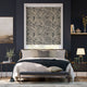 Colorized William Morris Acanthus Jacquard Antique Bronze Roller Blind 4988