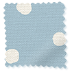 ColorizedSwatch Twist2Go Dotty Dots Sky Blue Roller Blind sample image 5154