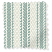 ColorizedSwatch Chester Stripe Duck Egg Roller Blind sample image 5214