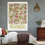 Colorized Fusang Tree Rouge Sage Roller Blind