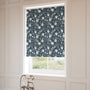 ColorizedZoom Twist2Go Porcelain Garden Rich Cerulean Roller Blind 5330