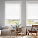 Colorized Penrith Bright White Roman Blind 6643