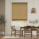 Colorized Paleo Linen Mustard Roman Blind 6671