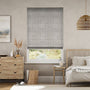 Colorized Paleo Linen Smoke Roman Blind 6676