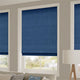 ColorizedZoom Paleo Linen Blue Azure Roman Blind 6663