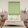 Colorized Paleo Linen Spring Green Roman Blind 6678