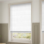 ColorizedZoom Bijou Linen White Roman Blind 8746