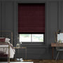 Colorized Bijou Linen Grape Roman Blind 8972