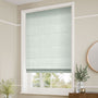 ColorizedZoom Bijou Linen Duck Egg Roman Blind 8745