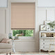 Colorized Bijou Linen Mink Roman Blind 6733