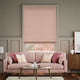 Colorized Bijou Linen Blush Pink Roman Blind 8748