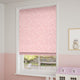 ColorizedZoom Twinkling Stars Candyfloss Pink Roman Blind 6762