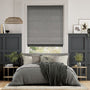 Colorized Harrow Tonal Grey Roman Blind 6787