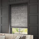ColorizedZoom Crushed Velvet Nickel Roman Blind 6822