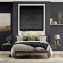 Colorized Crushed Velvet Obsidian Roman Blind 6823