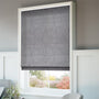 ColorizedZoom Eternity Linen Cinder Roman Blind 6836