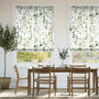 Colorized Alyssa Linen Leaf Green Roman Blind 6863