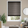 Colorized Dupioni Faux Silk Shimmering Grey Roman Blind 6875