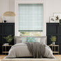 Colorized Dupioni Faux Silk Duck Egg Roman Blind 6870