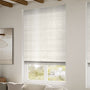 ColorizedZoom Dupioni Faux Silk Starlight Grey Roman Blind 6876