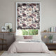 Colorized Flores Floral Damson Roman Blind 6886